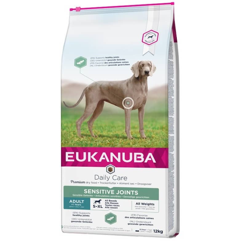 EUKANUBA DOG SENSITIVE JOINTS sausā barība suņiem 12kg